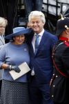 Den Haag 19 september 2017
Geert Wilders met zijn vrouw en beveiliging tijdens prinsjesdag op het binnenhof