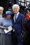 Den Haag 19 september 2017
Geert Wilders met zijn vrouw en beveiliging tijdens prinsjesdag op het binnenhof