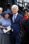 Den Haag 19 september 2017
Geert Wilders met zijn vrouw en beveiliging tijdens prinsjesdag op het binnenhof