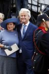 Den Haag 19 september 2017
Geert Wilders met zijn vrouw en beveiliging tijdens prinsjesdag op het binnenhof