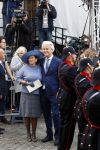 Den Haag 19 september 2017
Geert Wilders met zijn vrouw en beveiliging tijdens prinsjesdag op het binnenhof