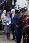 Den Haag 19 september 2017
Geert Wilders met zijn vrouw en beveiliging tijdens prinsjesdag op het binnenhof