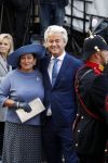 Den Haag 19 september 2017
Geert Wilders met zijn vrouw en beveiliging tijdens prinsjesdag op het binnenhof
