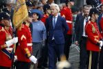 Den Haag 19 september 2017
Geert Wilders met zijn vrouw en beveiliging tijdens prinsjesdag op het binnenhof