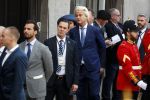 Den Haag 19 september 2017
Geert Wilders met zijn vrouw en beveiliging tijdens prinsjesdag op het binnenhof