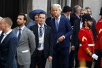 Den Haag 19 september 2017
Geert Wilders met zijn vrouw en beveiliging tijdens prinsjesdag op het binnenhof