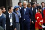Den Haag 19 september 2017
Geert Wilders met zijn vrouw en beveiliging tijdens prinsjesdag op het binnenhof