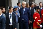 Den Haag 19 september 2017
Geert Wilders met zijn vrouw en beveiliging tijdens prinsjesdag op het binnenhof