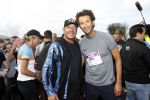 Amsterdam 9 september 2017
Edwin Evers staat op Run van radio 538 bij het Science park. Gerard  Joling