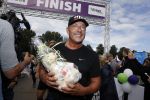 Amsterdam 9 september 2017
Edwin Evers staat op Run van radio 538 bij het Science park. Gerard  Joling