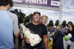 Amsterdam 9 september 2017
Edwin Evers staat op Run van radio 538 bij het Science park. Gerard  Joling