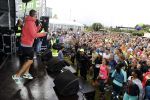 Amsterdam 9 september 2017
Edwin Evers staat op Run van radio 538 bij het Science park. Guy v d Reijden doet de warming up