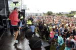 Amsterdam 9 september 2017
Edwin Evers staat op Run van radio 538 bij het Science park. Guy v d Reijden doet de warming up