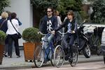 Amsterdam 3 juli 2017
Hans Teeuwen met zijn vriendin in amsterdam zuid
