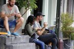 Amsterdam 5 juli 2017
Henry van Loon op terras