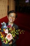 Amsterdam 15 september 2017 
Hugo Gremillet, zoon van Igone de Jongh tijdens de premierevoorstelling Ode aan de Meester bij Nationale Opera & Ballet in Amsterdam..koning Willem Alexander en koningin Maxima zijn de eregasten