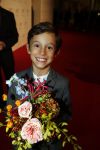 Amsterdam 15 september 2017 
Hugo Gremillet, zoon van Igone de Jongh tijdens de premierevoorstelling Ode aan de Meester bij Nationale Opera & Ballet in Amsterdam..koning Willem Alexander en koningin Maxima zijn de eregasten
