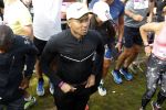 Amsterdam 9 september 2017
Edwin Evers staat op Run van radio 538 bij het Science park. Humberto Tan
