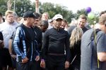 Amsterdam 9 september 2017
Edwin Evers staat op Run van radio 538 bij het Science park. Humberto Tan en Gerard Joling