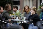Amsterdam 11 juli 2017 
Jasper Krabbe met zijn nieuwe vriendin ANNEMARIEKE VAN DRIMMELEN