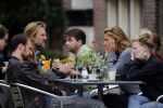 Amsterdam 11 juli 2017 
Jasper Krabbe met zijn nieuwe vriendin ANNEMARIEKE VAN DRIMMELEN