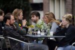 Amsterdam 11 juli 2017 
Jasper Krabbe met zijn nieuwe vriendin ANNEMARIEKE VAN DRIMMELEN