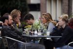 Amsterdam 11 juli 2017 
Jasper Krabbe met zijn nieuwe vriendin ANNEMARIEKE VAN DRIMMELEN