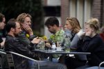 Amsterdam 11 juli 2017 
Jasper Krabbe met zijn nieuwe vriendin ANNEMARIEKE VAN DRIMMELEN
