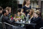 Amsterdam 11 juli 2017 
Jasper Krabbe met zijn nieuwe vriendin ANNEMARIEKE VAN DRIMMELEN