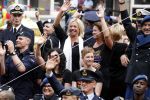 Amsterdam 5 augustus 2017
canal parade in Amsterdam. Jeanine Hennis-Plasschaert