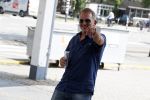 Amsterdam 10 juli 2017 
Jeroen v Inkel met blikje red bull bij benzine pomp