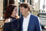 Leiden 2 juli 2017 
Jochem Myjer en zijn vriendin Marloes Novan vieren de 40e verjaardag van Jochem met familie en vrienden.