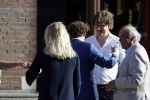 Leiden 2 juli 2017 
Jochem Myjer en zijn vriendin Marloes Novan vieren de 40e verjaardag van Jochem met familie en vrienden.