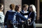 Leiden 2 juli 2017 
Jochem Myjer en zijn vriendin Marloes Novan vieren de 40e verjaardag van Jochem met familie en vrienden.