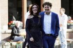 Leiden 2 juli 2017 
Jochem Myjer en zijn vriendin Marloes Novan vieren de 40e verjaardag van Jochem met familie en vrienden.