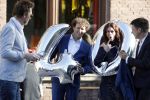 Leiden 2 juli 2017 
Jochem Myjer en zijn vriendin Marloes Novan vieren de 40e verjaardag van Jochem met familie en vrienden.