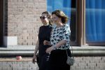 Leiden 2 juli 2017 
Jochem Myjer en zijn vriendin Marloes Novan vieren de 40e verjaardag van Jochem met familie en vrienden.