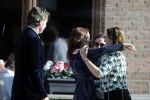 Leiden 2 juli 2017 
Jochem Myjer en zijn vriendin Marloes Novan vieren de 40e verjaardag van Jochem met familie en vrienden.