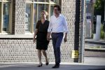 Leiden 2 juli 2017 
Jochem Myjer en zijn vriendin Marloes Novan vieren de 40e verjaardag van Jochem met familie en vrienden.
