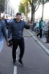 Amsterdam 3 september 2017  
ALS Cityswim in de amsterdamse grachten. Johnny de Mol jr en Rick Brandsteder zemmen met Ralph en Carlijn de Vies en hun kinderen  zoon Daniel en  hun dochter