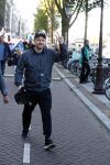 Amsterdam 3 september 2017  
ALS Cityswim in de amsterdamse grachten. Johnny de Mol jr en Rick Brandsteder zemmen met Ralph en Carlijn de Vies en hun kinderen  zoon Daniel en  hun dochter