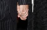 Amsterdam 12 september 2017
Johnny de Mol met zijn aanstaande vrouw Anouk v Schie bij de premiere van het Nationaal Ballet in de stopera. verlovings ring