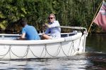 Amsterdam / Ouderkerk aan de Amstel 21 juli 2017
Jort Kelder en Mark Rutte varen met sloep/boot van Jort over de Amstel.