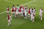 Amsterdam, 7 Mei 2017 AJAX-GoAhead eindstand 4-0
Abdelhak Nouri Kasper Dolberg Justin Kluivert e.a.