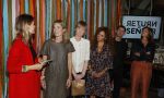 Amsterdam 14 september 2017
Presentatie nieuwe produkten return to sender met Katja Schuurman. Hannah Verboom presenteert het gebeuren. Verder aanwezig de ouders van Katja Birgit Schuurman met Arne Toonen Thijs Romer Sammie en Freek  van Noortwijk