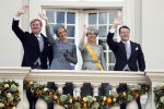 Den Haag 19 september 2017
Koningin Maxima Koning Willem Alexander Prins Constantijn en Prinses Laurentien tijdens prinsjesdag op het binnenhof en op het balkon van paleis Noordeinde