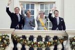 Den Haag 19 september 2017
Koningin Maxima Koning Willem Alexander Prins Constantijn en Prinses Laurentien tijdens prinsjesdag op het binnenhof en op het balkon van paleis Noordeinde