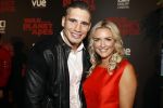 Hilversum 11 juli 2017
Premiere war of the planet of the apes in bioscoop Hilversum. laurien Verstraten met Rico Verhoeven
