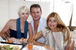 Saint Tropez 3 augustus 2017
Jan des Bouvrie viert zijn 75e verjaardag met familie en vrienden bij Tropezina. Monique Leco v Zadelhoff en Estelle Cruijff
