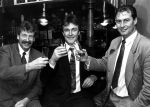 Loek Blommers Hub Stevens en Ralf Edstrom